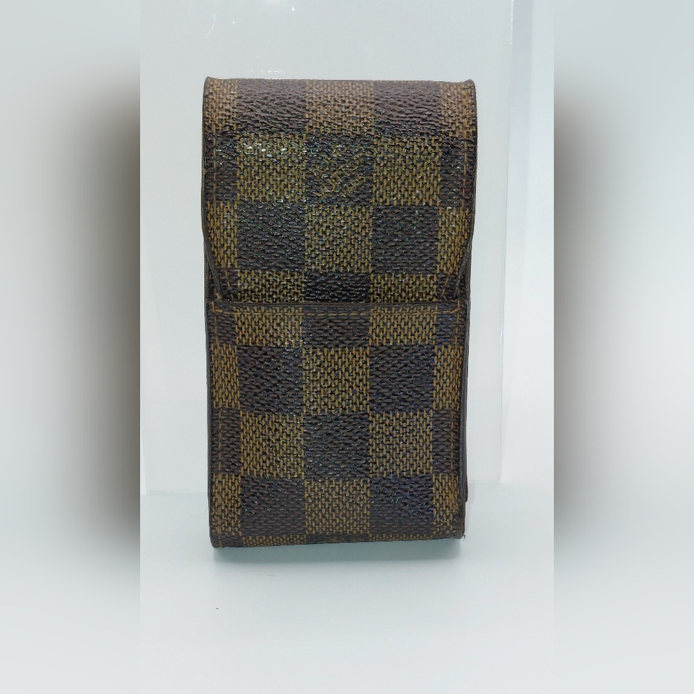 Louis Vuitton Damier Ebene Accessory Case/Pouch  Unisex EUC